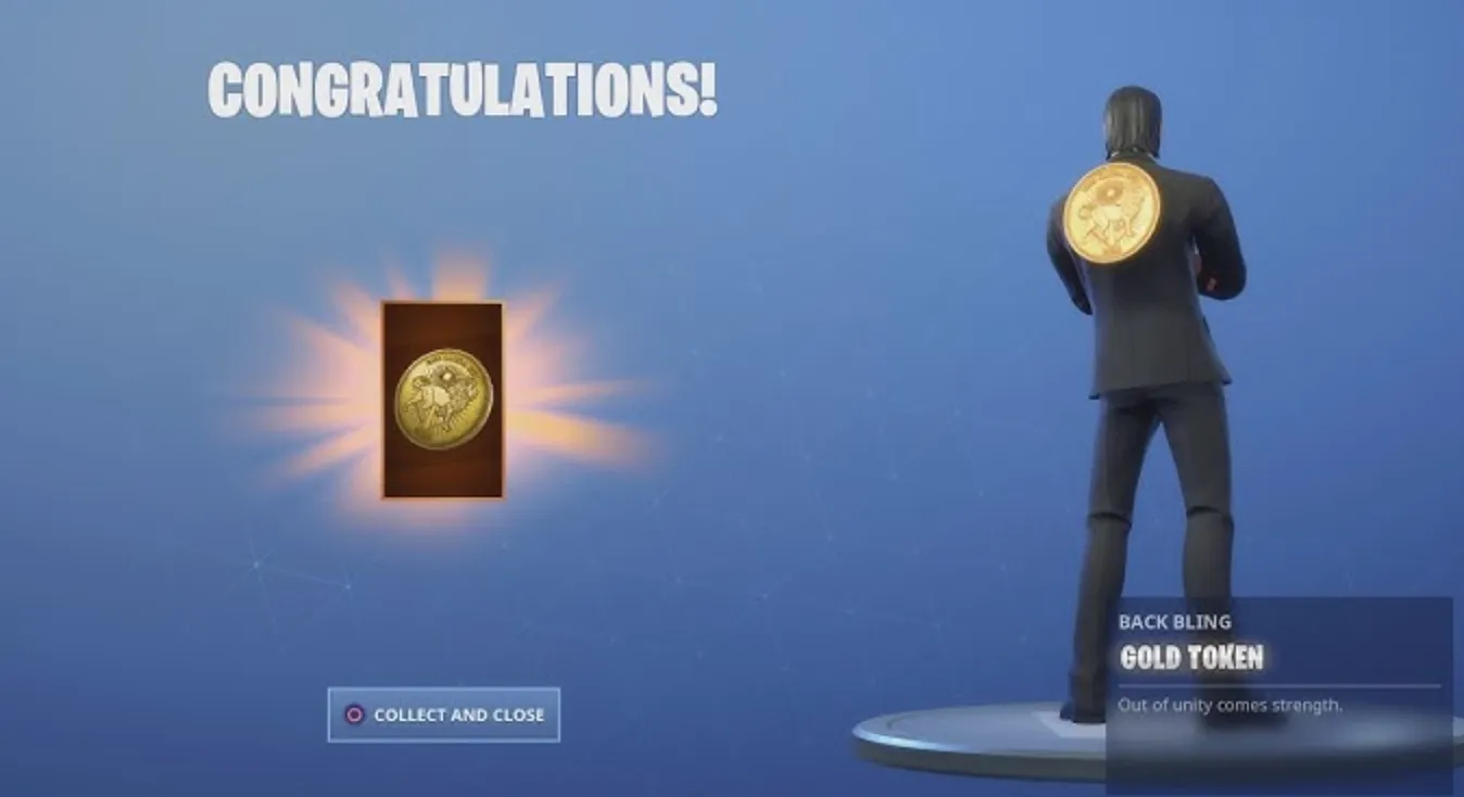 Gold Token fortnite